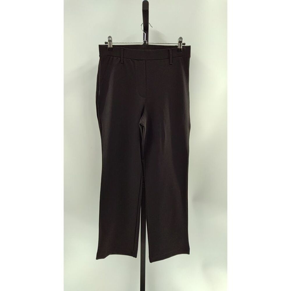 Quince Women Ultra-Stretch Ponte Straight Leg Pants Black S